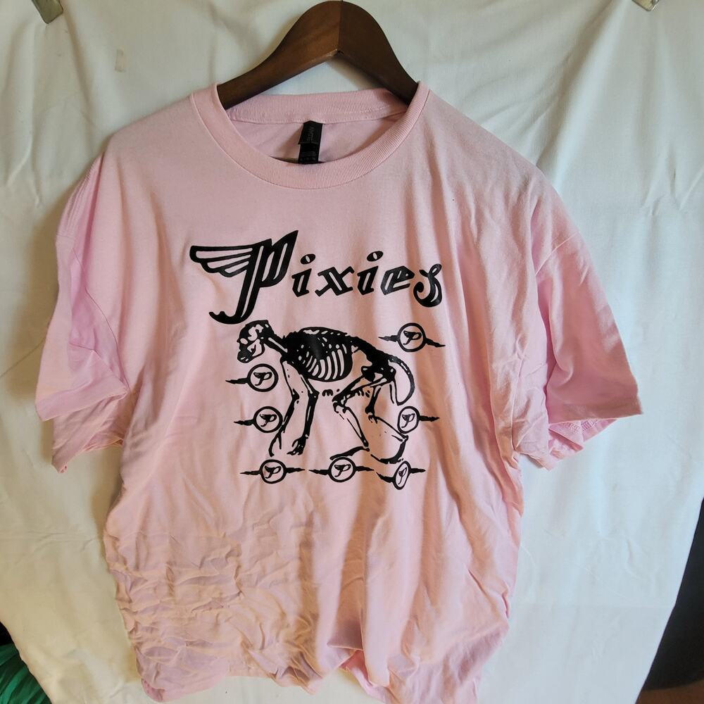 the Pixies band t shirt  size xl pink